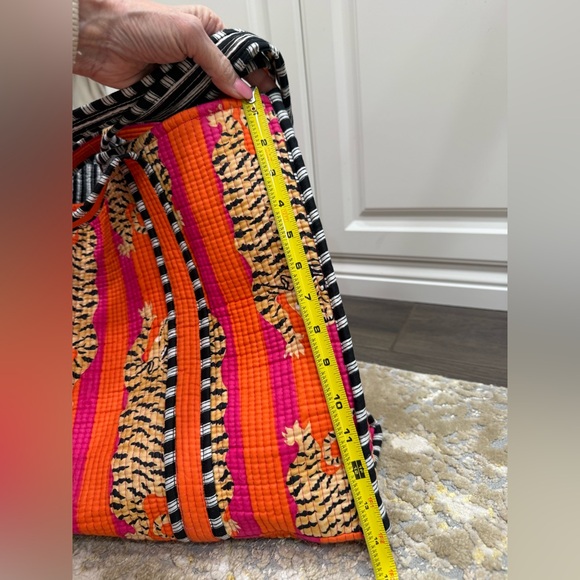 Vibrant Orange and Pink Tote Bag - Picture 13 of 13